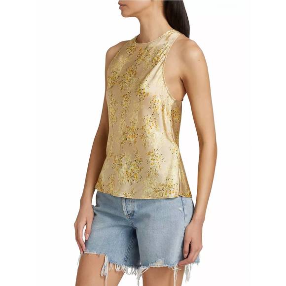 NEW CAMI NYC floriana cami top in yellow primavera - Picture 2 of 6